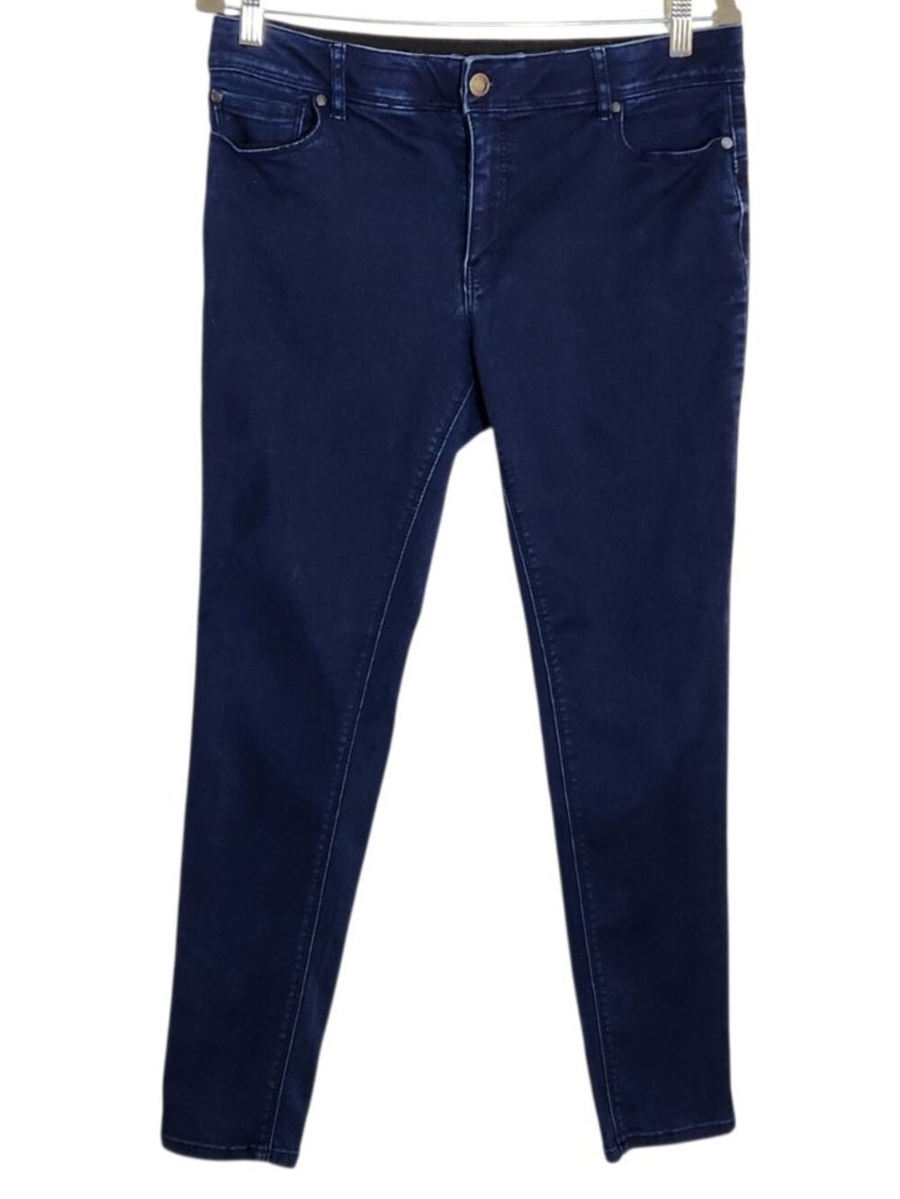 Cato Womens Dark Wash Mid Rise Skinny Jeans Size 12